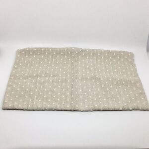Linen & Ivory Loretta Swiss Dot Pillow Cover 12” x  18”